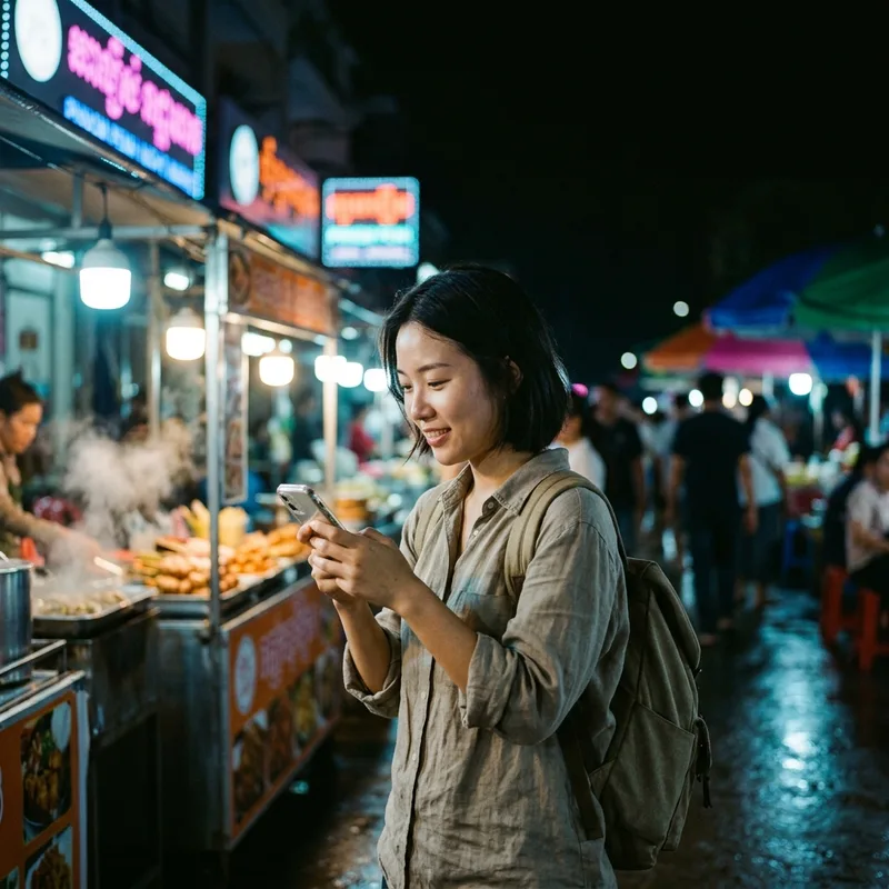Cambodia at night