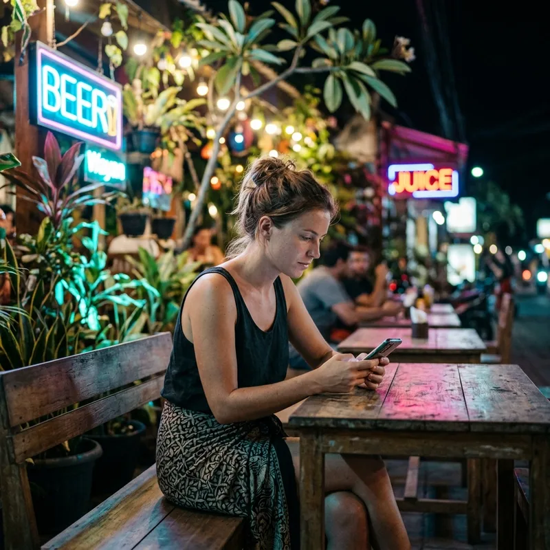 Bali & Indonesia at night