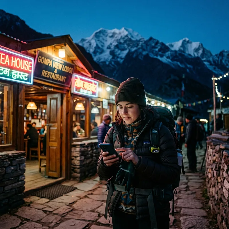 Nepal at night