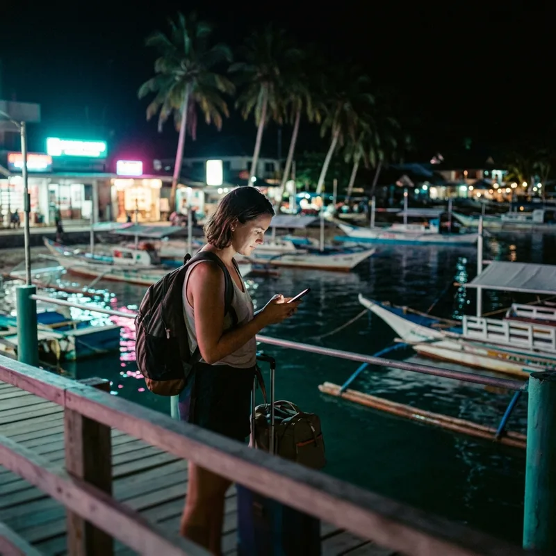 Philippines at night