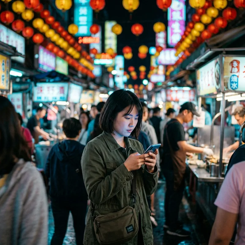 Taiwan at night